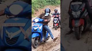 nepal motovlog in off road with scooteryoutubeshortsmotovlog [upl. by Yrebmik228]