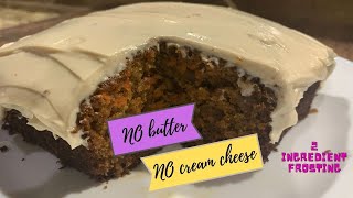 2 Ingredient Frosting recipe  No Butter  No Cream cheese  Healthy frosting [upl. by Relyhcs135]