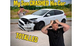 MY SON CRASHED HIS CAR Time to Rebuild His New Car… [upl. by Adleme446]