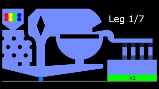 Duplicate team 2  Algodoo marble race [upl. by Ainotal]