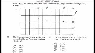 GEOGRAPHY PAST PAPER 2002  PAPER 1  MULTIPLE CHOICE [upl. by Najtsirk]