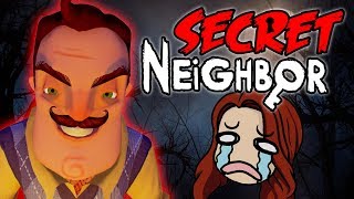 SPRING FRÅN GRANNEN 😱  Secret Neighbor med Vänner [upl. by Ilarin]