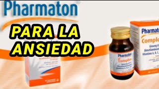 🔴Pharmaton sirve para quitar la ansiedad 🤔 Vitaminas Pharmaton sirven para la ansiedad 😱 Pharmaton [upl. by Vedi]