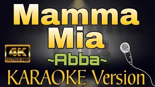 MAMMA MIA by Abba HD KARAOKE Version [upl. by Kathe898]