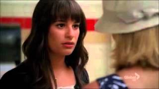 Glee Quinn and Rachel talk in the bathroom 3x22 [upl. by Otipaga]