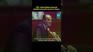 Robert Badinter devant lAssembée Nationale en 1981 INA shorts [upl. by Onder]