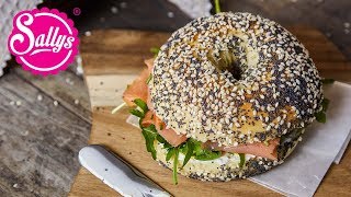 Bagels – das Rezept  weiche luftige Brötchen  Sallys Welt [upl. by Eehsar]