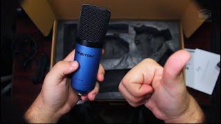 Zingyou ZYUA2 condenser USB microphone Unboxing [upl. by Linea]