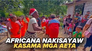 AFRICANA NAKISAYAW KASAMA MGA AETA [upl. by Wagner]