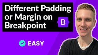 Responsive Padding amp Margin Different On Breakpoints In Bootstrap 5 [upl. by Eckmann94]