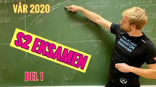 Eksamen Matematikk S2 Vår 2020 Del 1 [upl. by Sverre546]