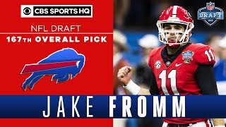 Bills draft a PROVEN WINNER in Jake Fromm in Round 5  CBS Sports HQ [upl. by Akimal246]