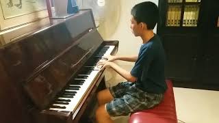 Hening  Chrisye piano version by Nathaniel Alexander Muljanto [upl. by Biddie]