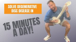 15 Minute Exercise Routine For Degenerative Disc Disease In Lower Back [upl. by Yddub]