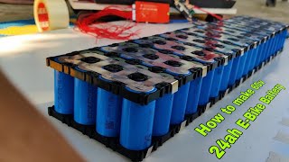 How to make 60v 24ah battery pack for electric bike [upl. by Scriven]