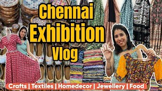 Chennai Exhibition Shopping Vlog  Annai Teresa Hall Nungambakkam [upl. by Harding]