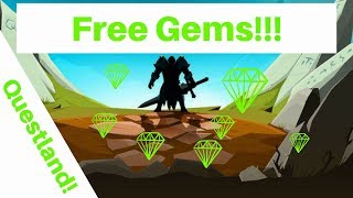 Questland Free Gems Using Secret Referral Codes [upl. by Kilah]