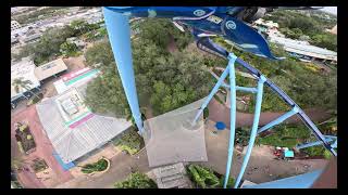 Manta Front Seat POV at Seaworld Orlando  4K 60fps [upl. by Aigneis]