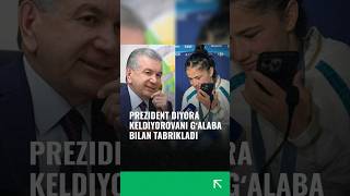 Prezident Diyora Keldiyorovani gʻalaba bilan tabrikladi [upl. by Zora]