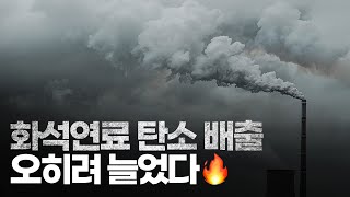 화석연료 탄소배출량 368억 톤…2022년보다 11％ 증가 인싸리서치 [upl. by Anaed141]