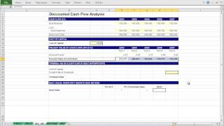 A Basic Discounted Cash Flow Model [upl. by Maiga56]