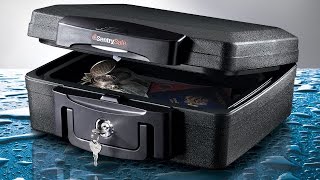 Medium Waterproof FireResistant H0100 Chest from SentrySafe [upl. by Festus930]