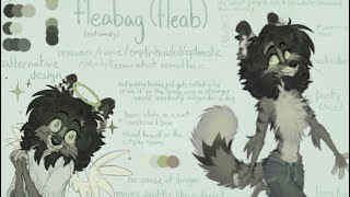 fleabag reference sheet speedpaint [upl. by Aerdma]