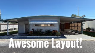 Awesome Floor Plan 5 Minutes To Beaches Cottage Cove Mobile Home Park Clearwater Florida [upl. by Avra]