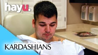 Rob Breaks Down Over Weight Gain  Keeping Up With The Kardashians [upl. by Lebatsirhc]