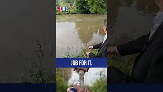 Feargal Sharkey tests the water to see how toxic the River Avon is  LBC [upl. by Asiluy]