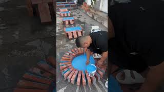 P786New waterproof material Crack repair Roof waterproofing projectXCement surface brick [upl. by Rorry]