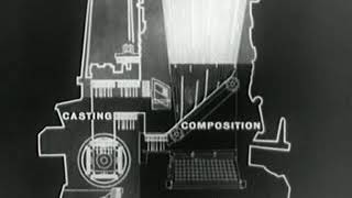 Typesetting Linotype Part I [upl. by Innek]