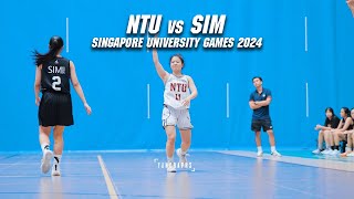 NTU vs SIM HIGHLIGHTS  Singapore University Games 2024 [upl. by Trevar]