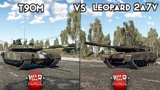 T90M VS Leopard 2A7V In War Thunder [upl. by Hoehne376]