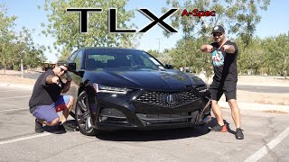 2022 Acura TLX A Spec Review Dont Buy That German Luxury Car Yet [upl. by Rolat260]