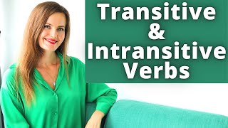 TRANSITIVE and INTRANSITIVE Verbs in English language English Grammar [upl. by Aztinaj]