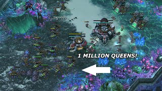 SO MANY QUEENS  QueenBot vs MuleBot  Starcraft 2 AI [upl. by Karsten987]