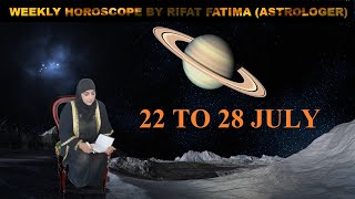 Rifat Fatima Live Stream 22 To 28 July weekly horoscope astrologer BIRTH STONEistikhraP2 [upl. by Leeda]