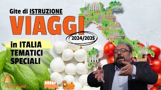 Gite di ISTRUZIONE in Italia 20242025  Viaggi Speciali e Tematici nuova edizione [upl. by Puna]