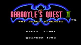 Gargoyles Quest II  The Demon Darkness FamicomNes [upl. by Emelina970]