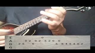 Blackmores Night  Loreley mandolin cover with tabs [upl. by Gillian645]