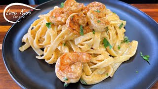 How to Make Creamy Cajun Shrimp and Pasta with Cajun Sauce Recipe [upl. by Attener]