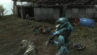 Halo Reach  Easter Egg Kat Giggles with the IWHBYD skull on [upl. by Ahsemaj415]