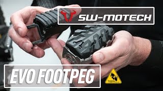 SWMOTECH EVO Adjustable Footpegs Installation and Review [upl. by Perri]