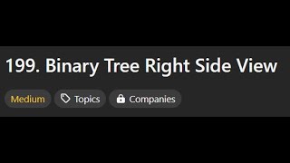 199 Binary Tree Right Side View C solution  عربى [upl. by Vincenz223]