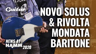 Demo The beautiful Novo Solus and Rivolta Mondata Baritone NAMM2020 [upl. by Oelc]