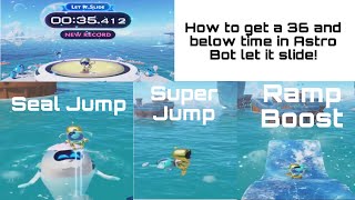 How to get a 36 and below in Astro Bot let it slide speedrun [upl. by Ahseile]