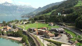 Züge entlang dem Walensee [upl. by Eliott]