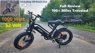 Ariel Rider XClass StepThru Electric Bike 52V 1000W  Detailed Review [upl. by Nezah148]