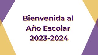 Acompáñame canción de bienvenida año escolar 20232024 [upl. by Flagler]